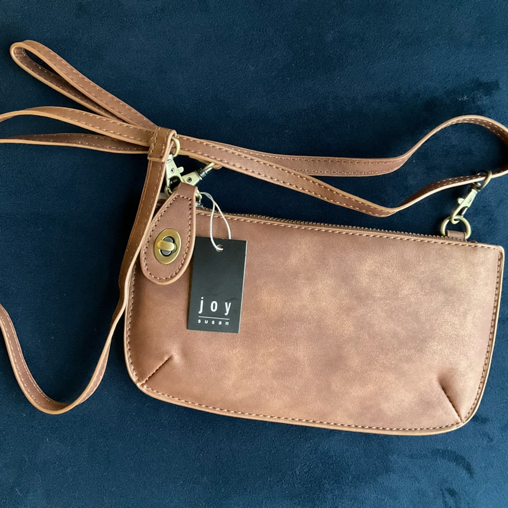 NWT copper metallic crossbody